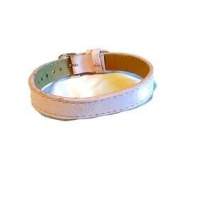womens pink leather bracelet